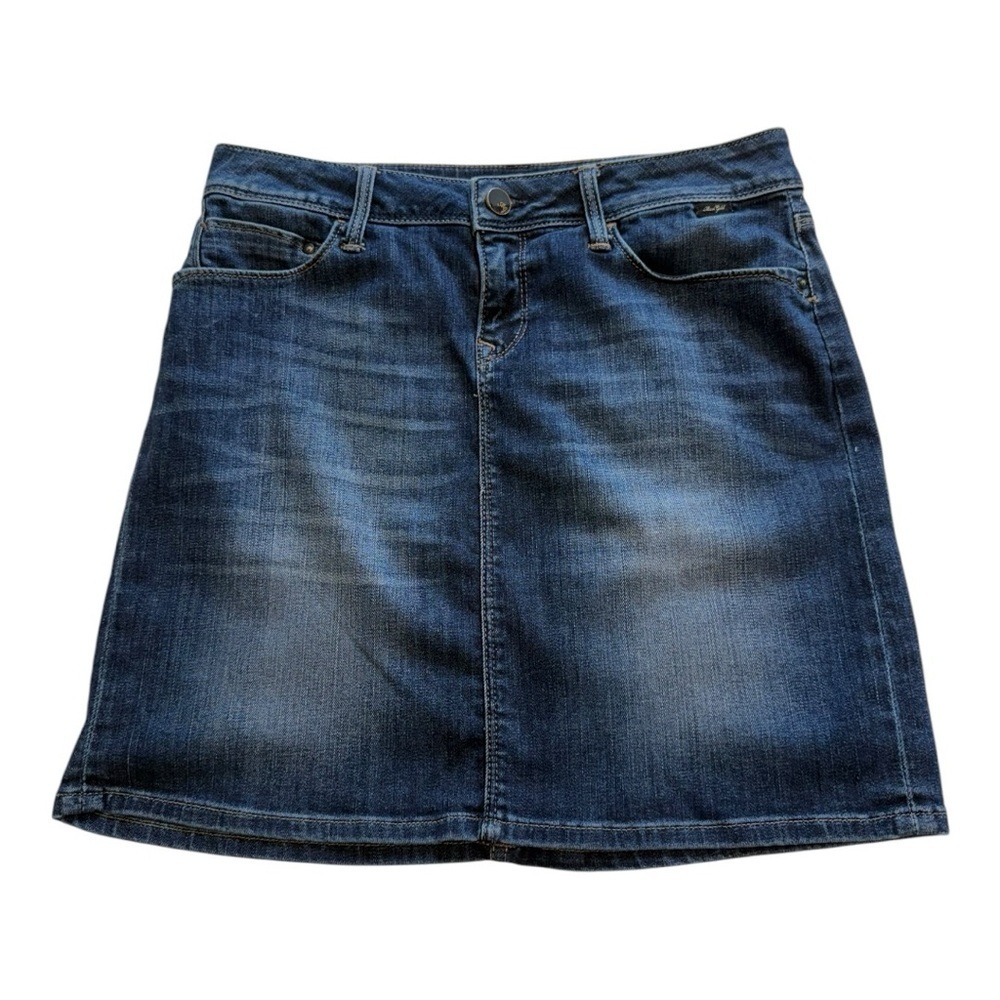 Mavi Gold Women’s Dark Wash Denim Skirt - Size Small